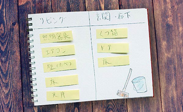 大掃除リスト保存版・効率よく計画的にキレイにできる