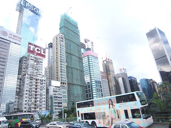 香港の高層ビル群